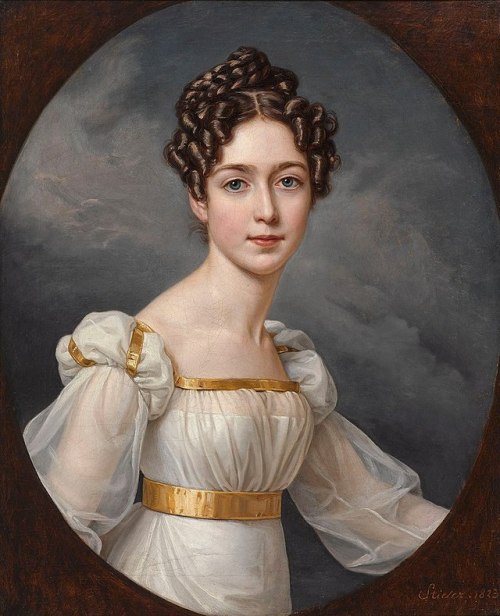 venicepearl: Joseph Karl Stieler - Josephine of Leuchtenberg, Queen of Sweden