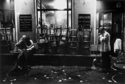 hauntedbystorytelling:  Dennis Stock :: Café