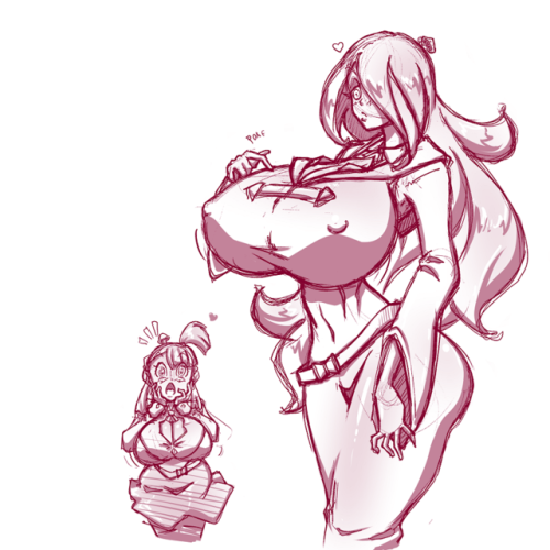 night647: Sucy little experimentsAfter watchign the success on Akko Sucy decided was good idea to test it on herself too… maybe with a bigger dose A little sketch fanart I did If you enjoy my work and would like some little extras, please consider