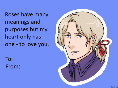 Happy Valentines Day! Here Are Some Corny Hetalia Valentines Cards - Feel Free To Use Them! (Thanks To