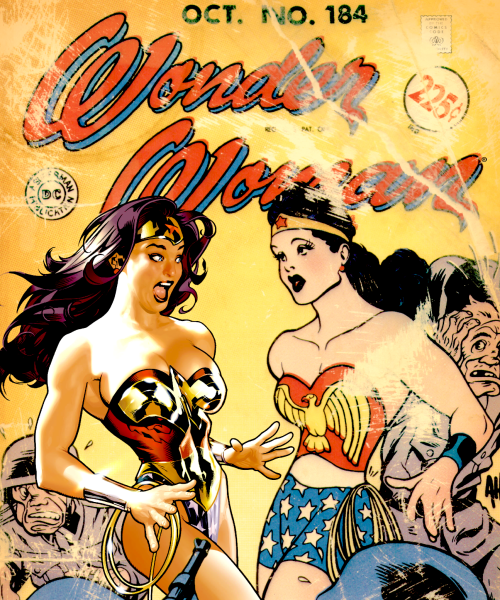 dailydccomics:this cover by Adam Hughes is one of my all-time favesWonder Woman vol 2 #184