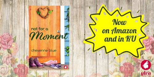 Now available exclusively on Amazon and in KU: Not for a Moment by Cheyenne Blue.
https://lnkfi.re/NotForAMoment
Desperate situations call for desperate lies in this charming, fake-relationship lesbian romance. Enjoy!