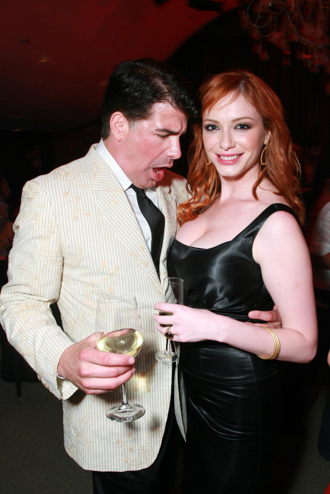 metamaterials:  bohemea:  Bryan Batt &amp; Christina Hendricks  Pretty much my