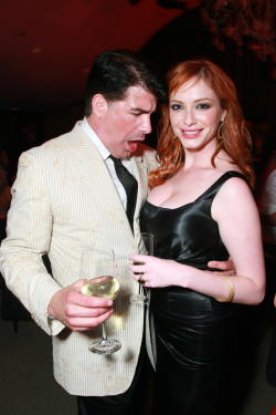 metamaterials:  bohemea:  Bryan Batt &amp; Christina Hendricks  Pretty much my reaction… 