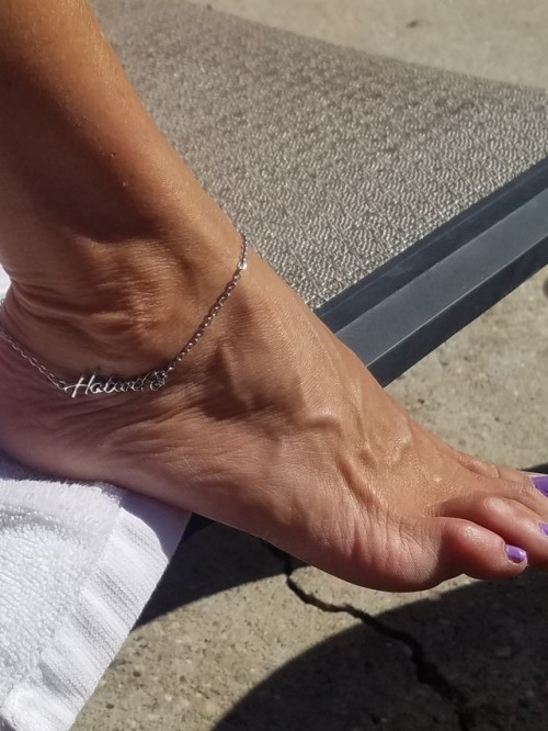 The anklet says it all&hellip;  Many thanks to mhoodxtc for this submission!The anklet