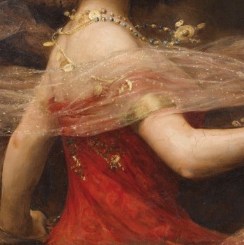 die-rosastrasse:  Red in paintings of women ♥  Albert Lynch;  Marcello Bacciarelli;  Émile Vernon; Paul de La Boulaye;  George Frederick Watts;  Franz Xaver Winterhalter; John Collier; Dante Gabriel Rossetti;  Émile Vernon  