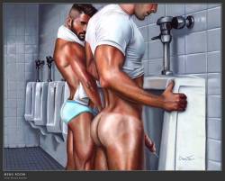 gayillustrations:  Art by Michael Breyette Cottaging… one of my favourite pastimes !!!