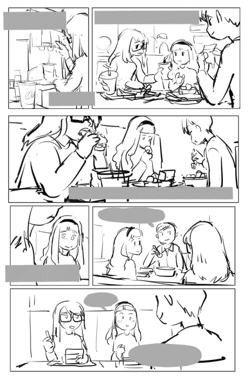 Research and process of one of the pages I did this summer for Josh Tierney’s webcomic Warm Blood . 