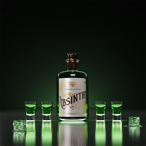  [SD] Absinthe Shot* Blender Object (Not in Game)* Exclusive Acess* Blender 2.93 and 3.0.2* Created 