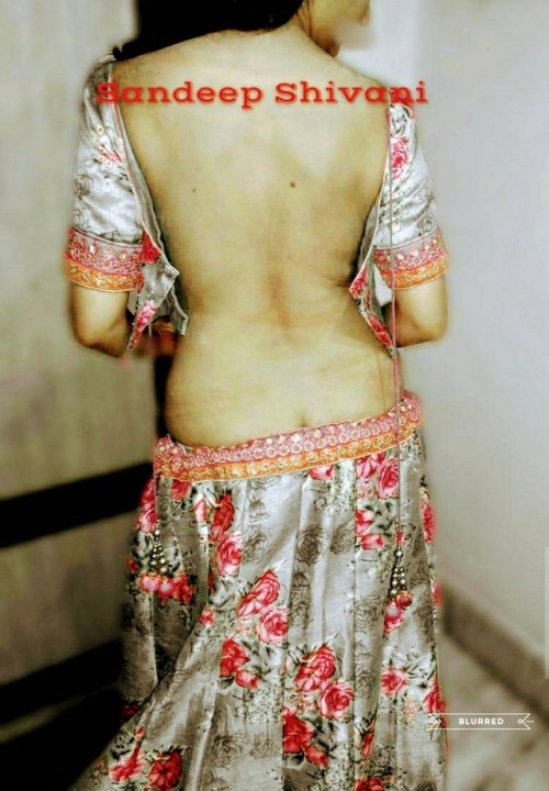 sandeep31shivani28: 19/07/2018 Shivani in traditional Rajasthani dress (LEHENGA) (Final Part) - 1/5)