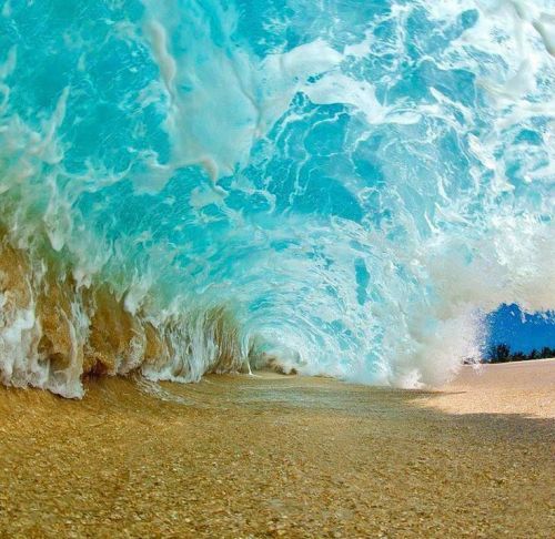 impassioned-heart:sixpenceee:The perspective of being under a wave. I want to lay under it