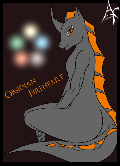 A Requested Drawing For Elemental Equestrians Of This Kirin Oc Obsidian Fireheart, The FIRST Male Dragon