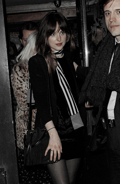 djohnsondaily:Dakota Johnson leaving the