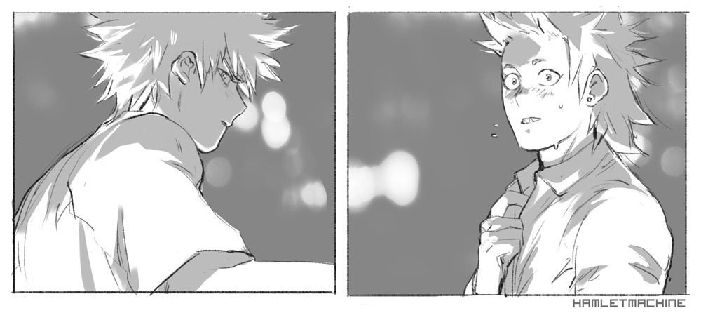 Some Kiribaku / Bakushima inspired by newamsterdam’s fics   ♡  