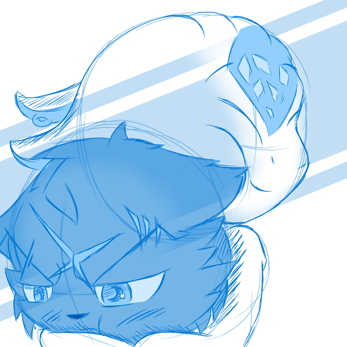 ask-junior-the-yordle: [Art Trade] Finally, for @scarefish ! I am very late I know,