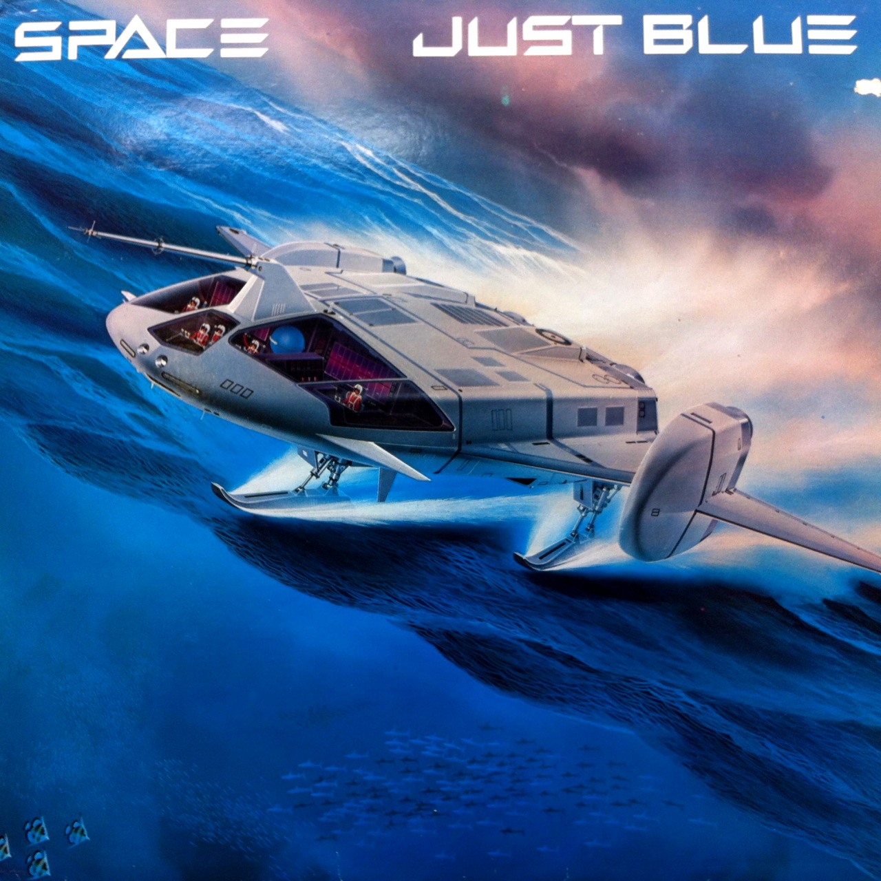 Blue vinyl edition of Just Blue, by Space (Casablanca, 1979). From a charity shop