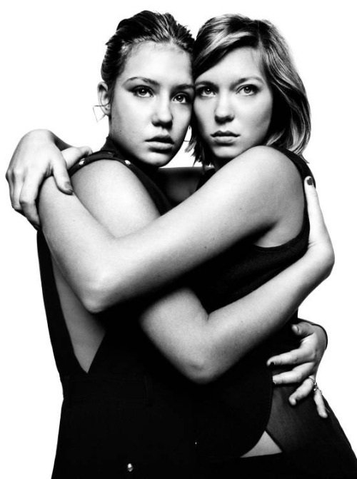 never43: Adèle Exarchopoulos &amp; Léa Seydoux - Photographed by Platon