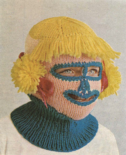 McCall’s Needlework & Crafts ~ Girl’s Face Mask, Fall-Winter 1965-66