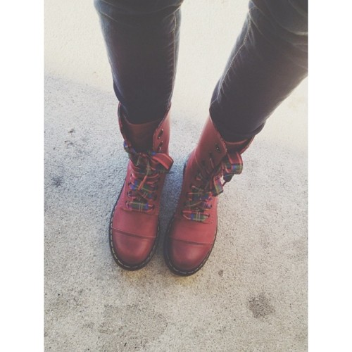 uglysweaterparty:  New shoes to carry me through life’s adventures✨ #docmartens #sosoftgrunge