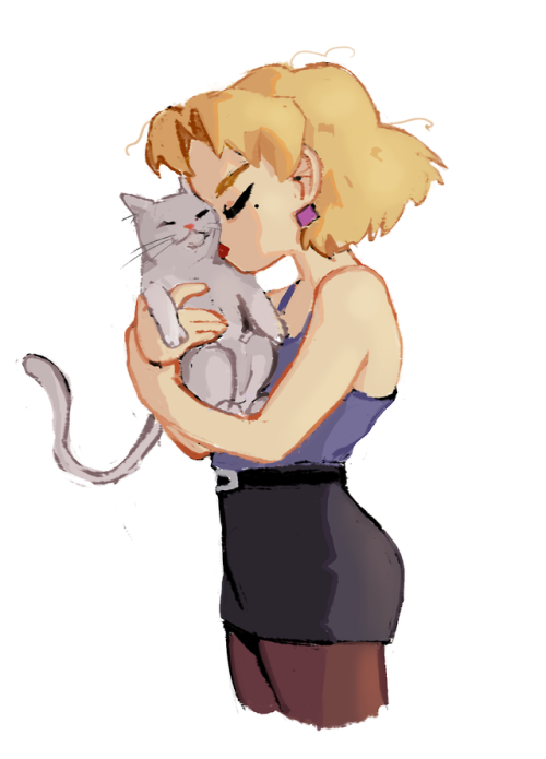 mayapng:ritsuko likes cats