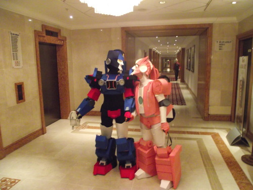 adventuretimegrabyourdog: Me and rungian as Skids and Rung at AA2013. She put so much work into thes