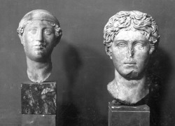 hismarmorealcalm:  Left  Head of Athena