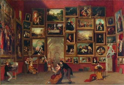 Samuel Morse, The Gallery of the Louvre, 1831-33. Oil on canvas, 1.87 x 2.74 m. Terra Museum of Amer