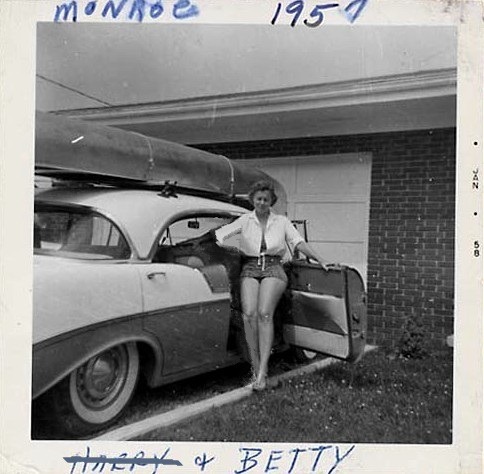 v8s-and-va-voom - Betty with her 1956 Bel~Air……so long...