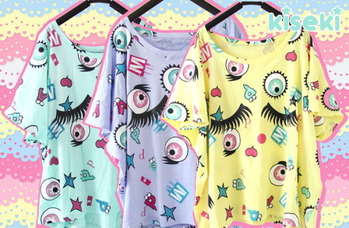 Kyary Pamyu Pamyu Inspired TShirt Eyelashes $32.80