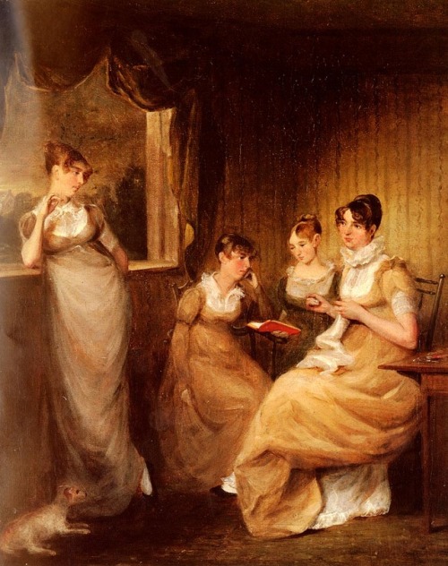 artist-constable:Ladies From The Family Of Mr William Mason Of Colchester via John Constable John Co