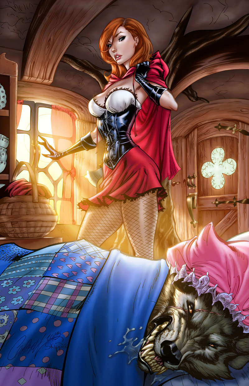pinuparena:  Art by J. Scott Campbell Inks by Jeremiah Color by Victor Bartlett 