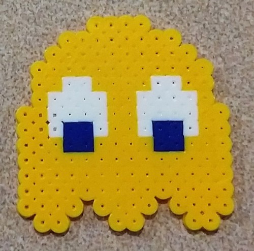 Pac-Man:  ClydePac-Man is owned by Namco.Find more Pac-Man perler bead patterns and links to my shop