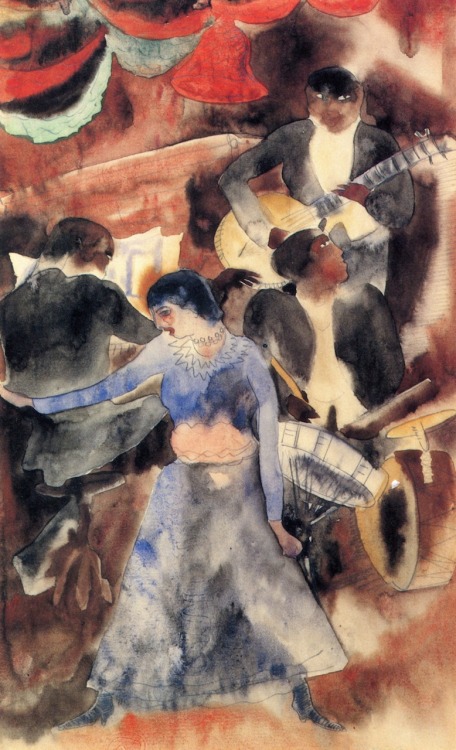 Negro Jazz Band (also known as Negro Girl Dancer) - Charles Demuth1916American, 1883 - 1935  Waterco