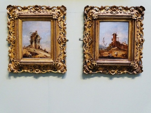 A Pair of Capriccios (18th century), Francesco Guardi, Bowes Museum.