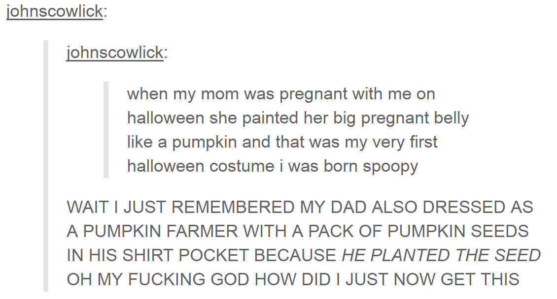 gameofspook:  More funny and punny Tumblr posts! 