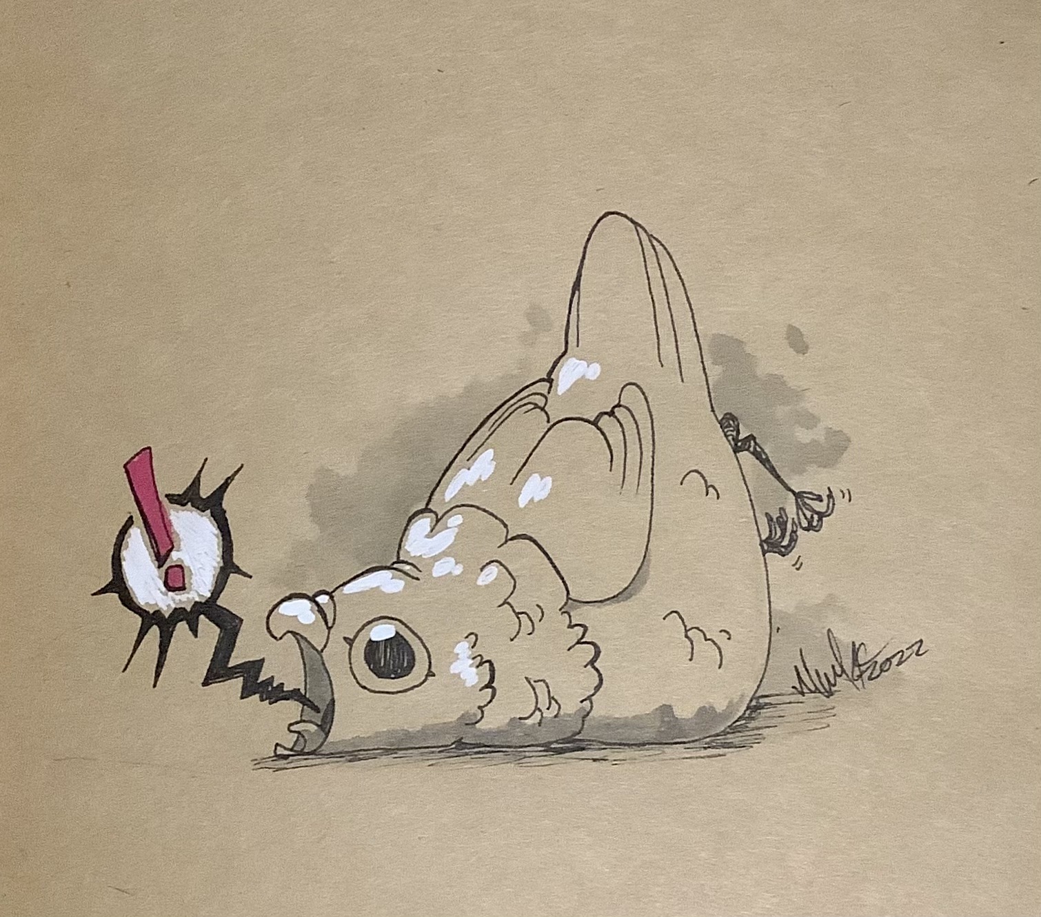 proteesiukkonen:Drawtober day 20”Mweeeeeep!”