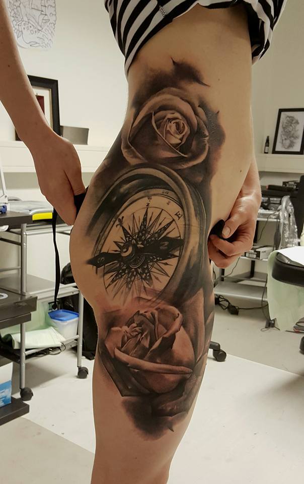 hotinkuniverse:  1337tattoos:    Jp Wikman    Brilliant Work