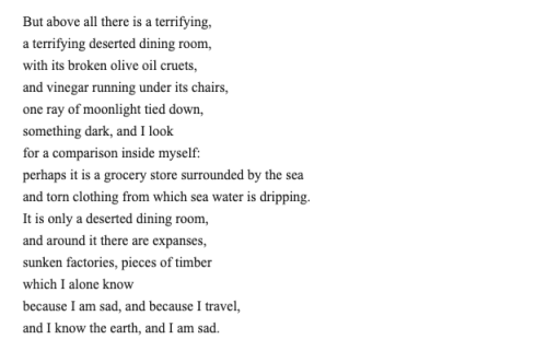 Pablo Neruda, in Melancholy inside Families[Text ID: But above all there is a terrifying, a terrifyi