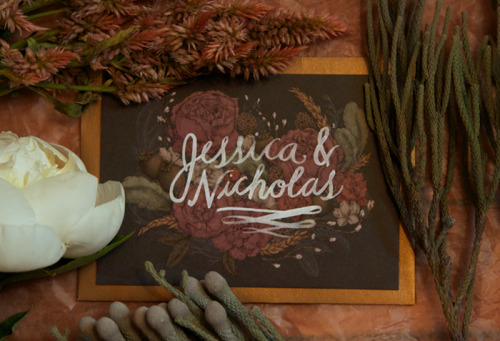 Coming soon to a mailbox near you - my Save the Dates! I collaborated with Tuesday Bassen on these -