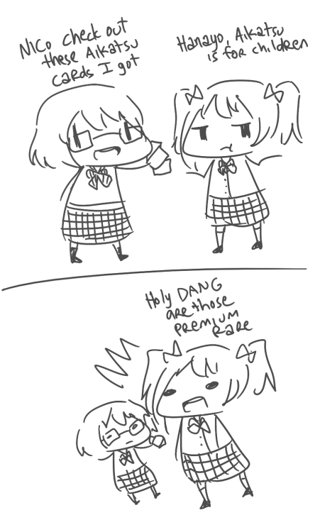 Some more #lovelive_69mins drawings the theme on Tuesday was “teddy bear” so of course I