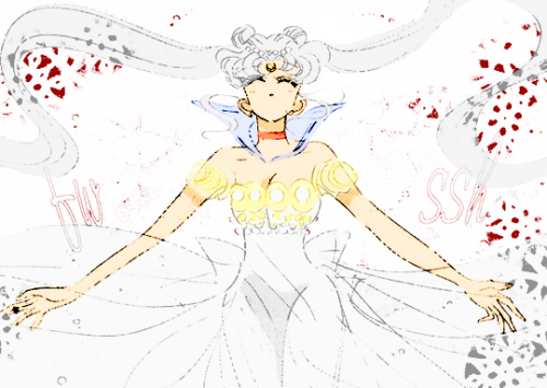 sweetlytempests:usagi vs sailor moon vs princess serenity