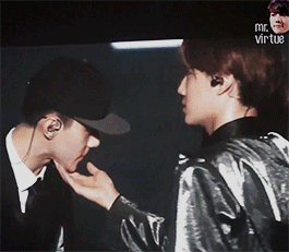 shining-petal: jongin comforting a crying baby, such a precious sekai moment