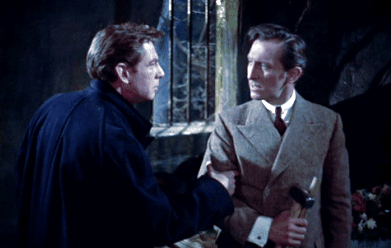 thisbluespirit:Peter Cushing and Michael Gough as Van Helsing and Arthur Holmwood in Dracula (Hammer
