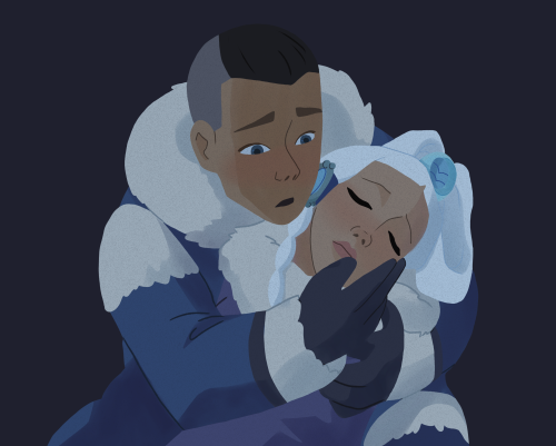 Sokka and the moon