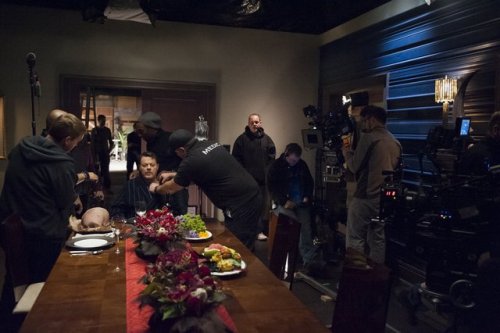 if-its-notlikethemovies:Hannibal NBC behind the scences (3/?)