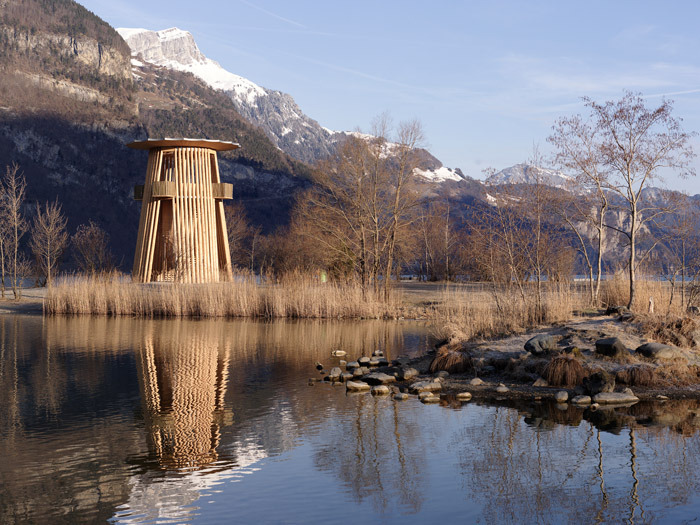 Lookout: Architecture with a ViewAussichtsplattform Conn © Franz Rindlisbacher Reussdeltaturm
