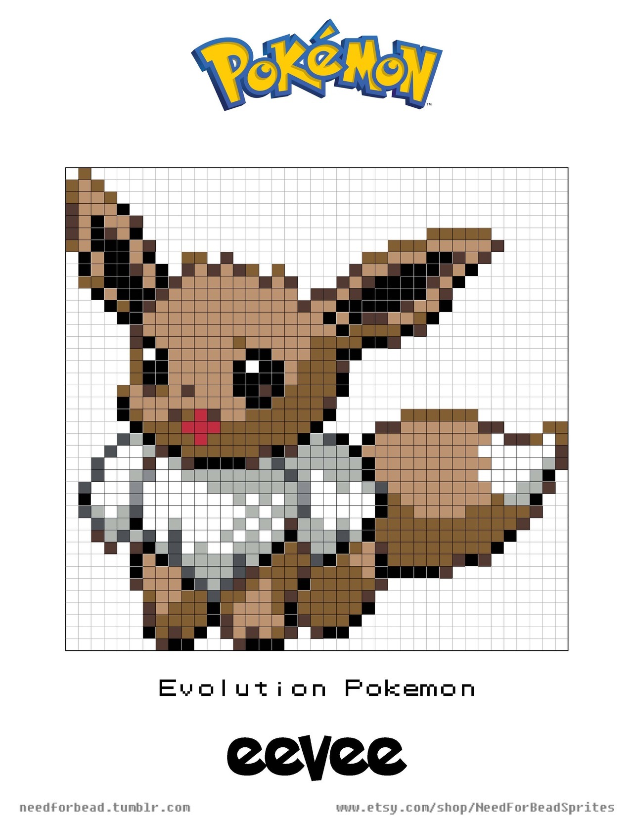 December Pokemon Challenge Day #25: Eevee #133... - Need for Bead