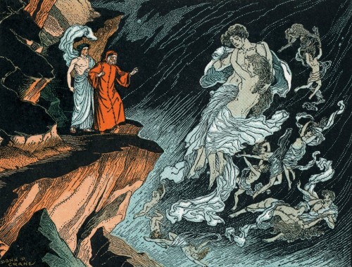 Illustrations from Dante’s Divine Comedy by Donn P. Crane 