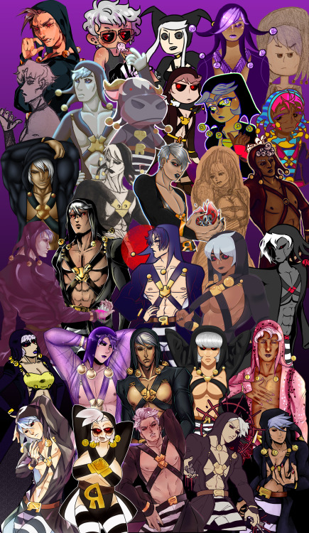 jjba-art-discord: Starting with a new set of character piles, we are featuring La Squadra’s Ca