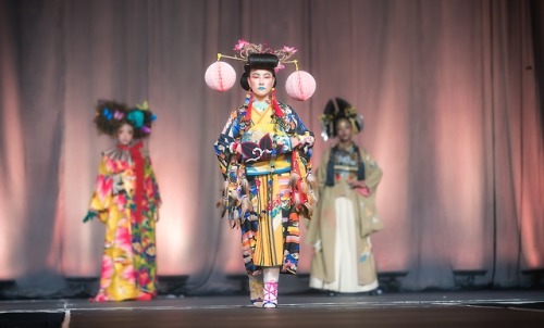 Kimono Show at Anime North 2019: Princesses in Virtual Worlds Models: Shubei Zheng &amp; Tiffany (ph